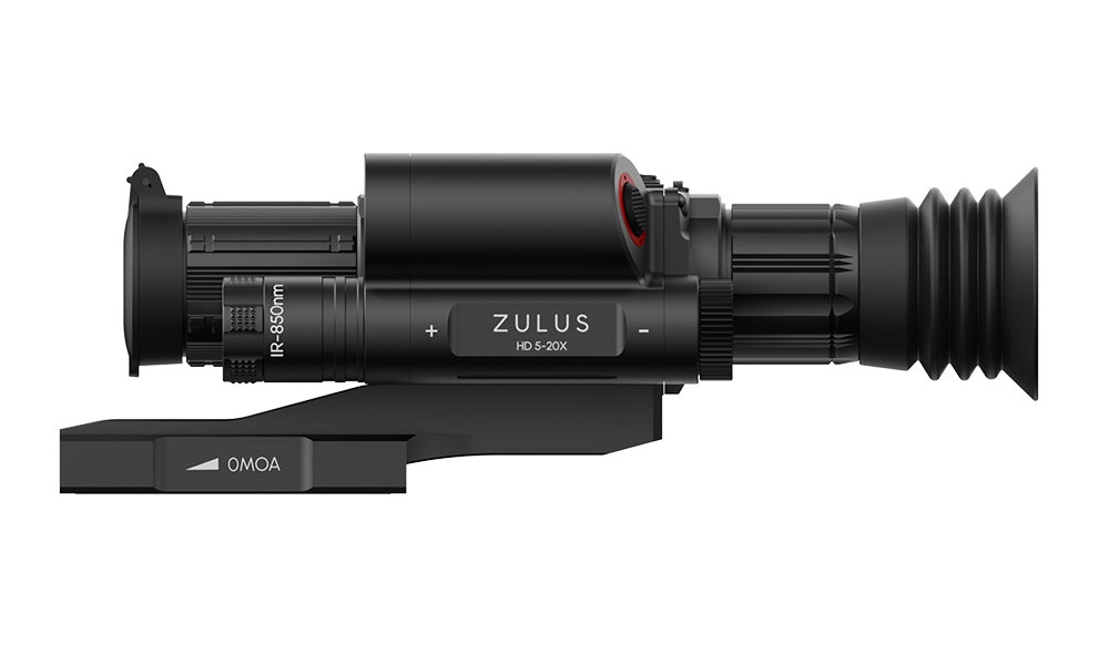 DNT ZHD520R - ZULUS HD 5-20X Digital Night Vision Scope with Laser Rangefinder and Ballistic Calculator