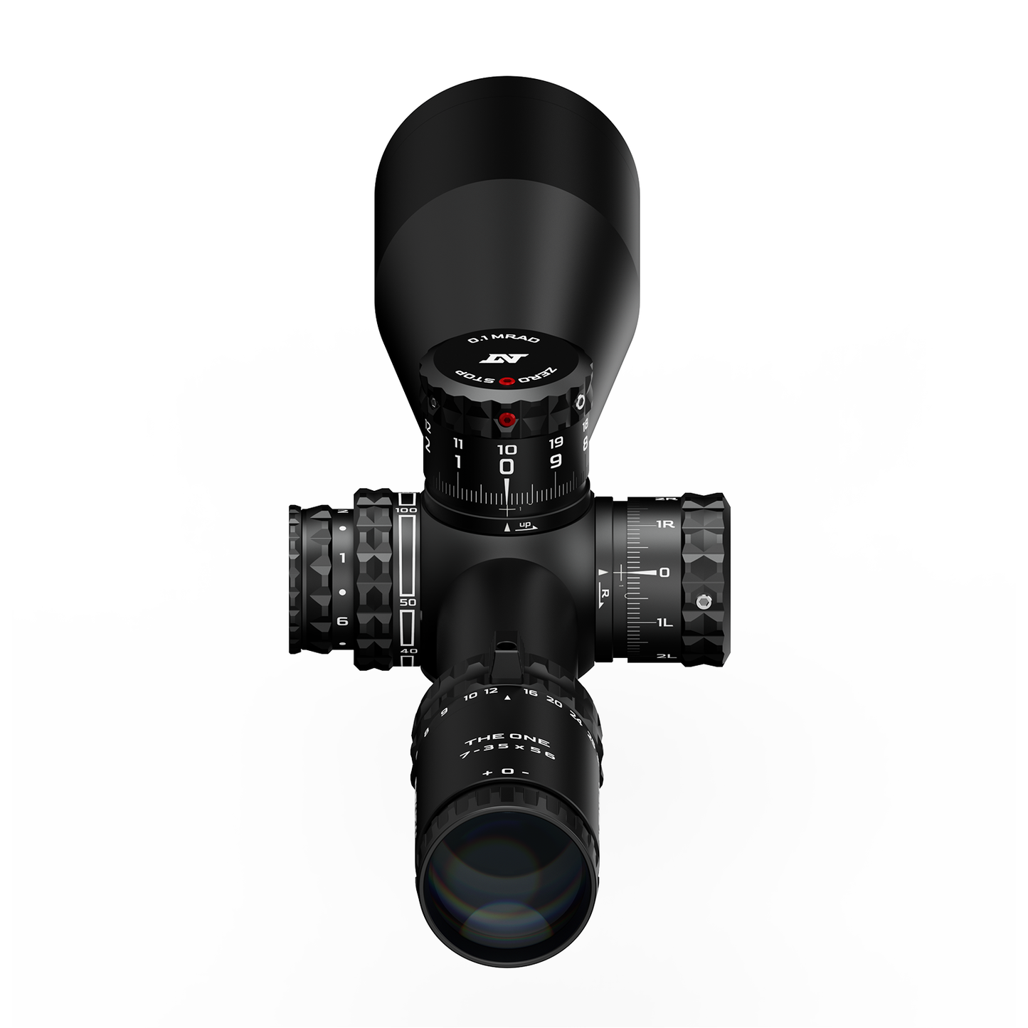 TheOne 7-35x56 Optical Scope FFP Illuminated Reticle with Zero Stop