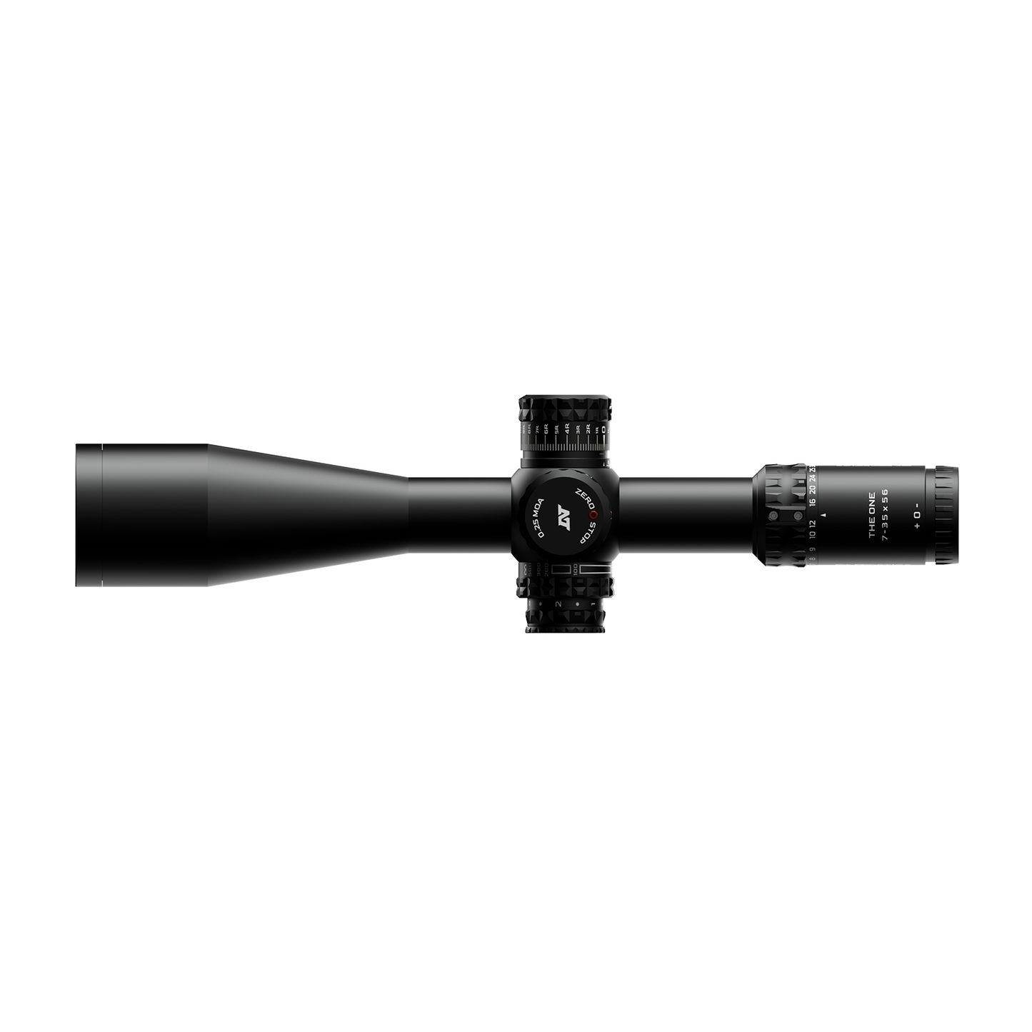 TheOne 7-35x56 Optical Scope FFP Illuminated Reticle with Zero Stop