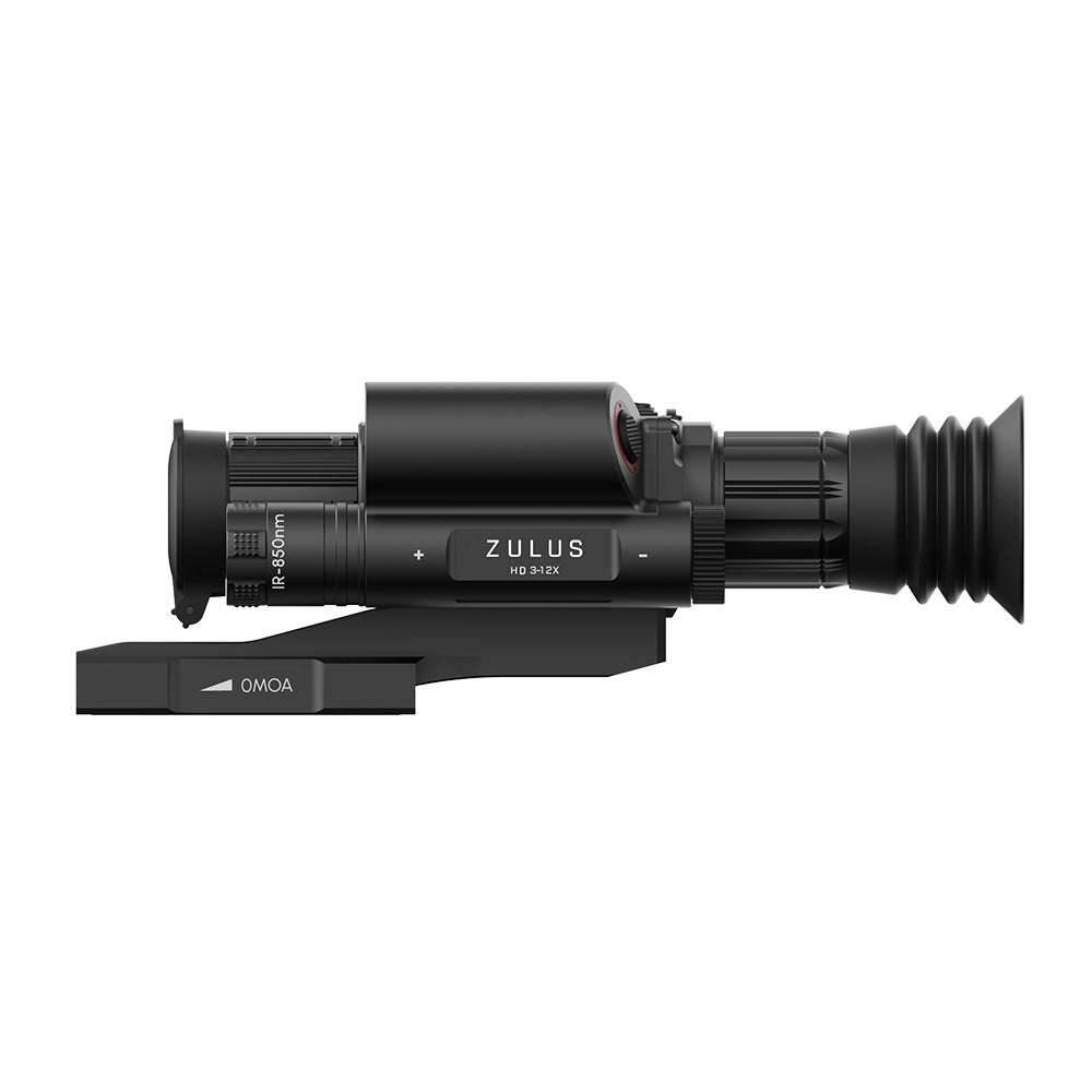 DNT ZHD312R - ZULUS HD 3-12X Digital Night Vision Scope with Laser Rangefinder and Ballistic Calculator