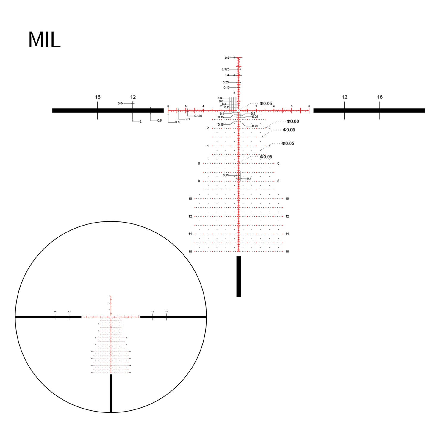 TheOne 7-35x56 Optical Scope FFP Illuminated Reticle with Zero Stop